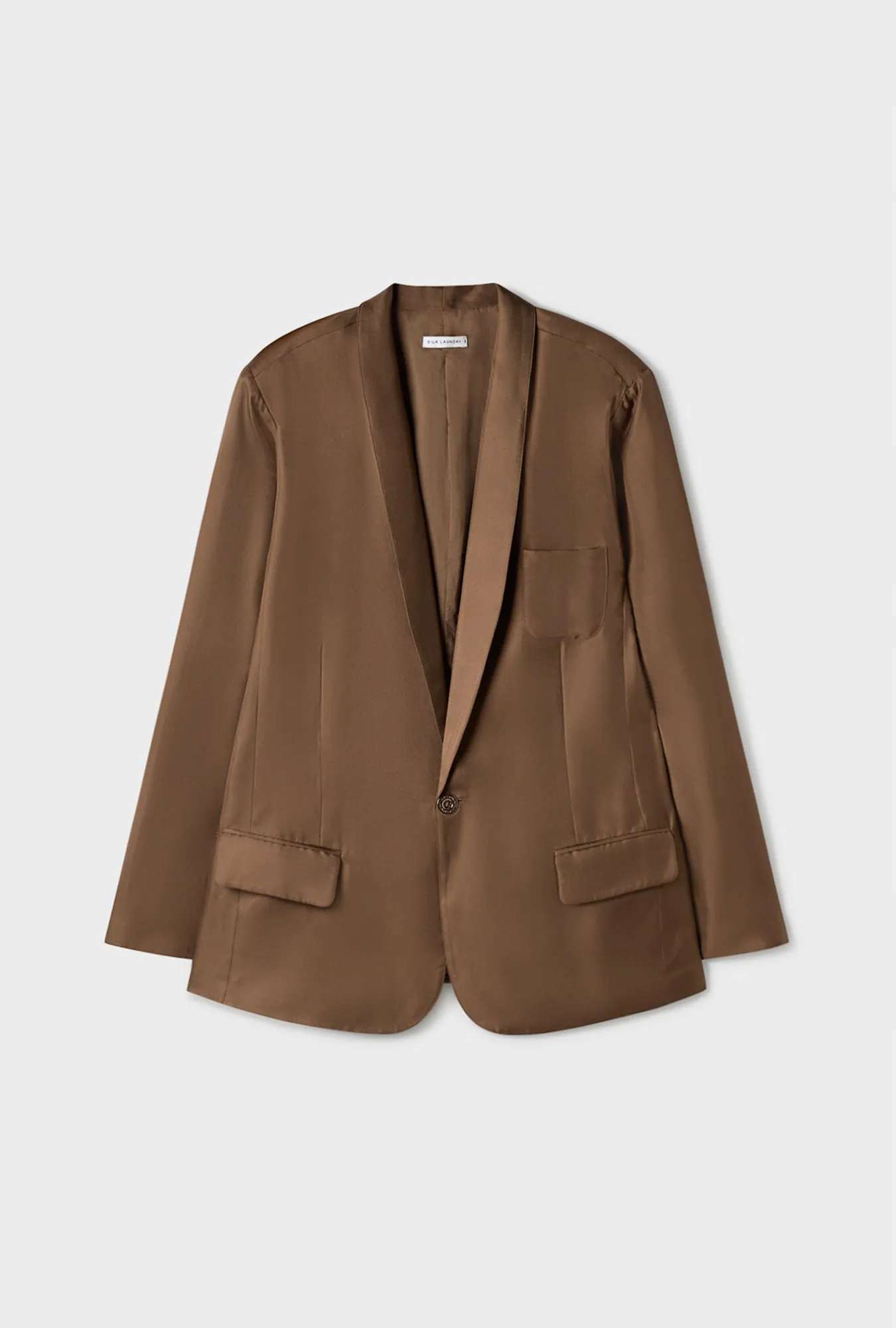 TWILL MIAMI BLAZER DARK EARTH sold by Silk Laundry product image thumbnail 2