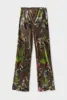 BIAS CUT PANTS MAGIC MUSHROOM DARK EARTH sold by Silk Laundry