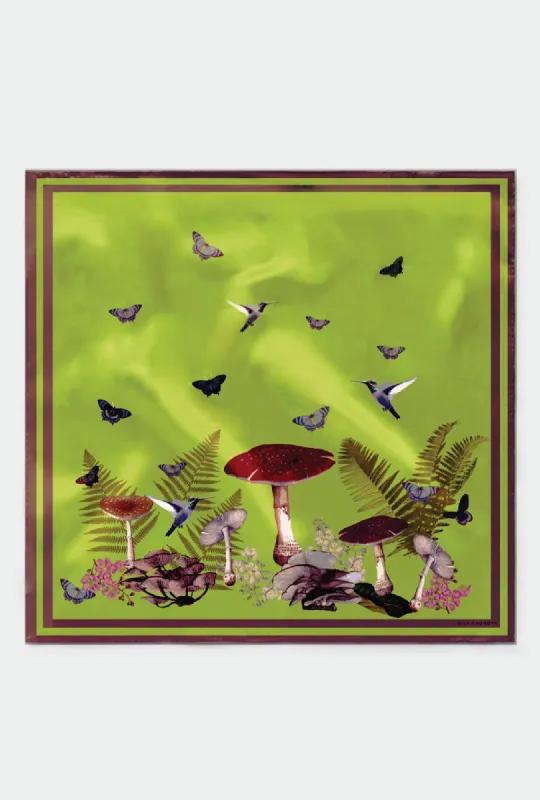 SCARF MAGIC MUSHROOM FERN sold by Silk Laundry