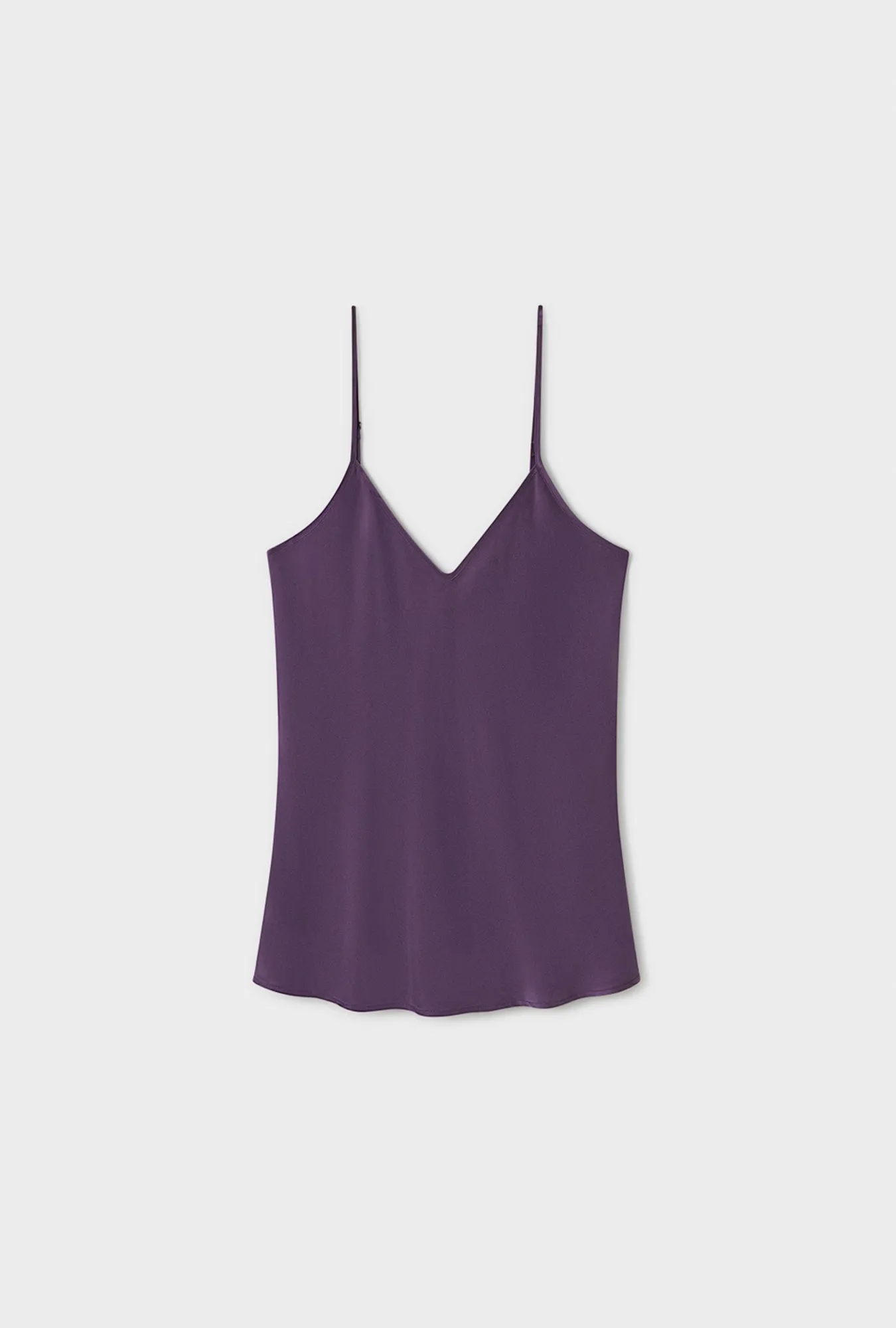 BIAS CUT CAMI BLACKBERRY sold by Silk Laundry product image thumbnail 2
