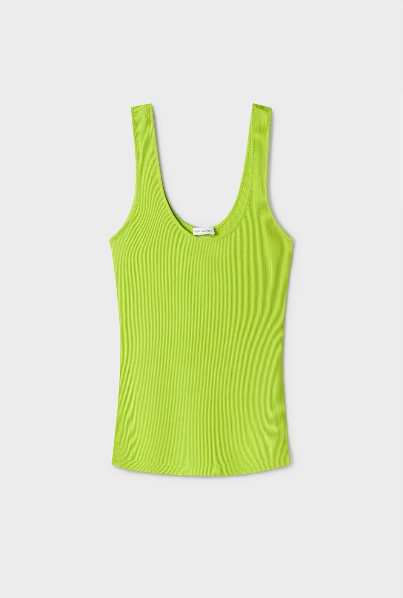 Ribbed Tank Fern sold by Silk Laundry product image thumbnail 2