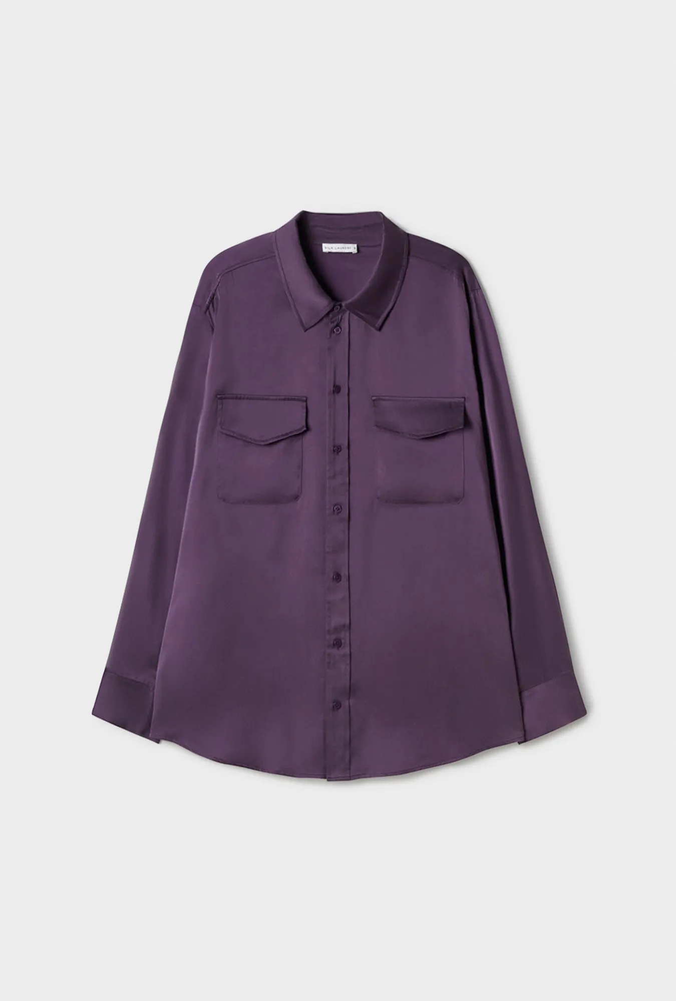 BOYFRIEND SHIRT BLACKBERRY sold by Silk Laundry product image thumbnail 2