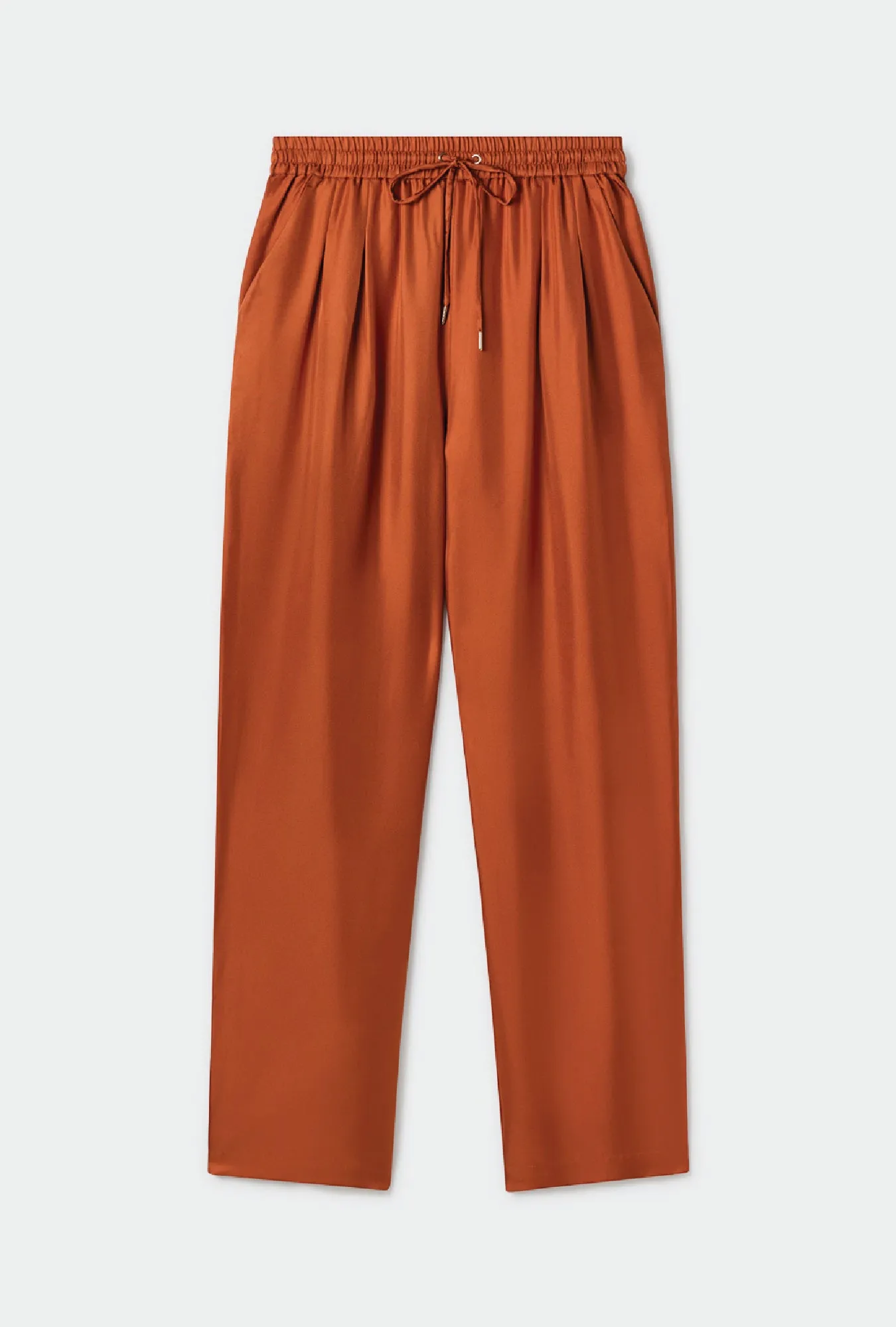 TWILL SLOUCH PANTS UMBER sold by Silk Laundry product image thumbnail 2