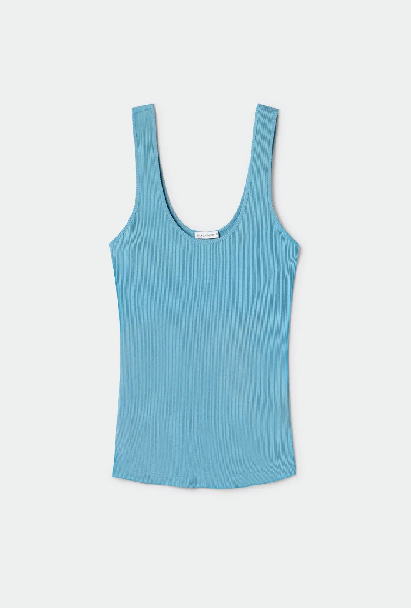 RIBBED TANK LAKE sold by Silk Laundry product image thumbnail 2