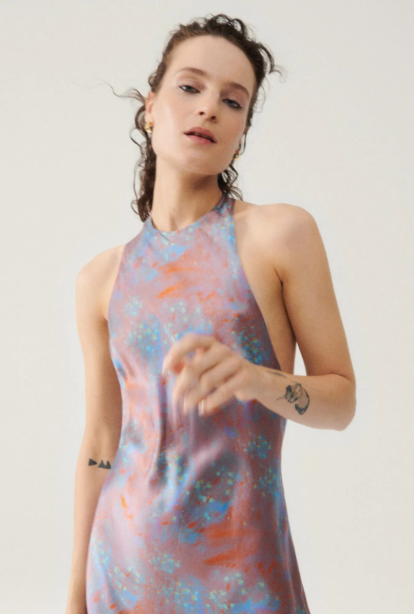 HALTER DRESS DAZED sold by Silk Laundry product image thumbnail 5