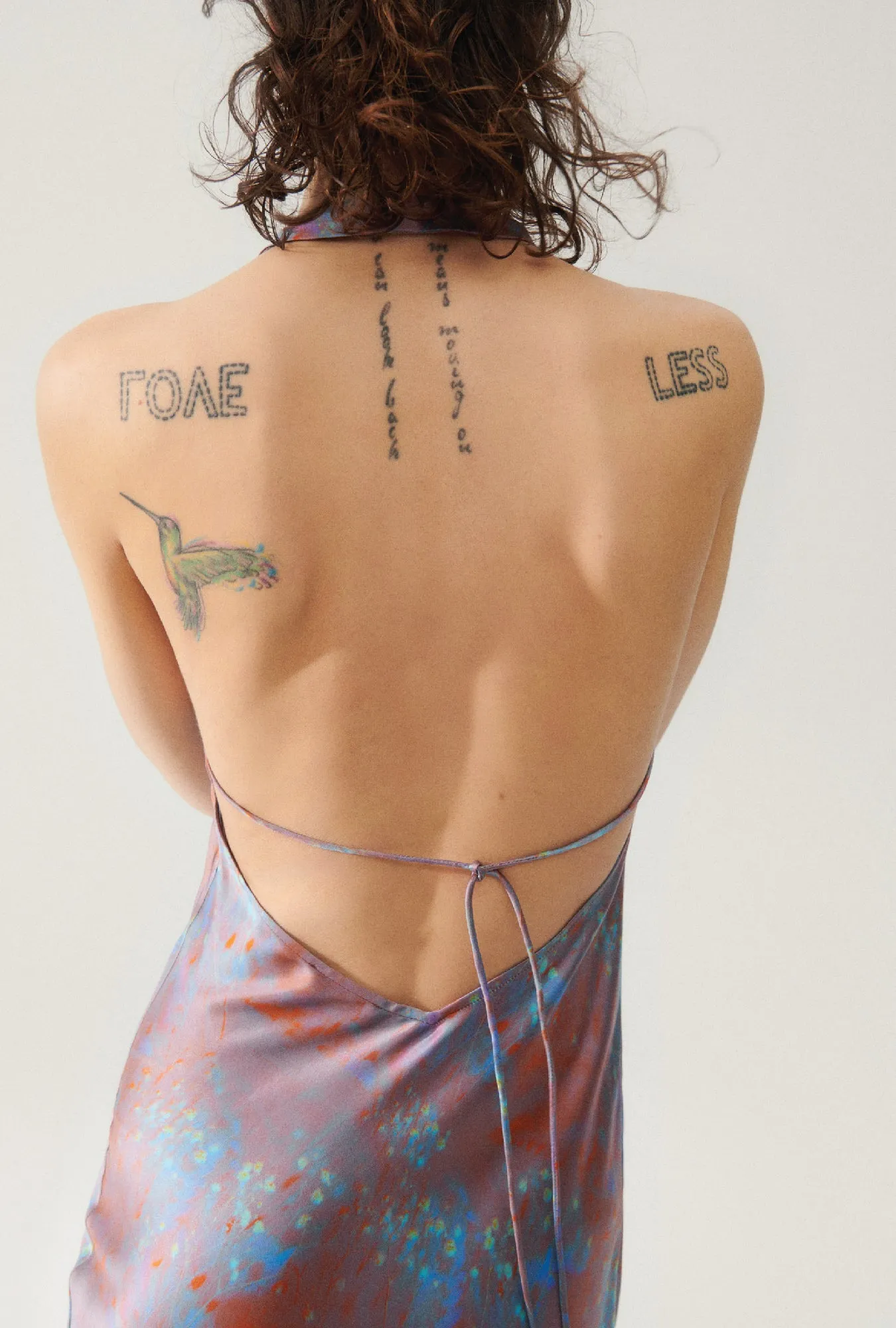 HALTER DRESS DAZED sold by Silk Laundry product image thumbnail 4