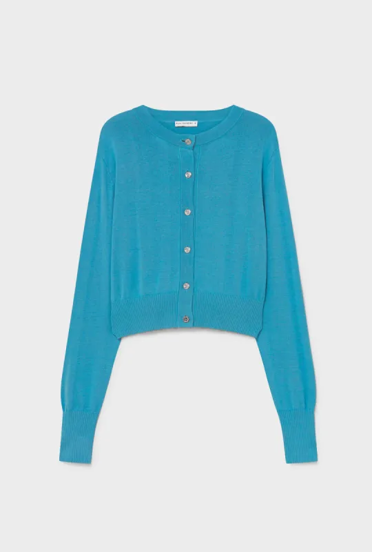 CROPPED CARDIGAN LAKE sold by Silk Laundry