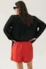 TWILL SLOUCH SHORTS POPPY sold by Silk Laundry