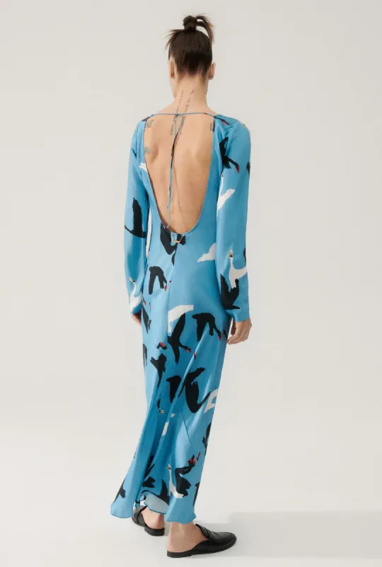 SIENNA DRESS SWANS sold by Silk Laundry