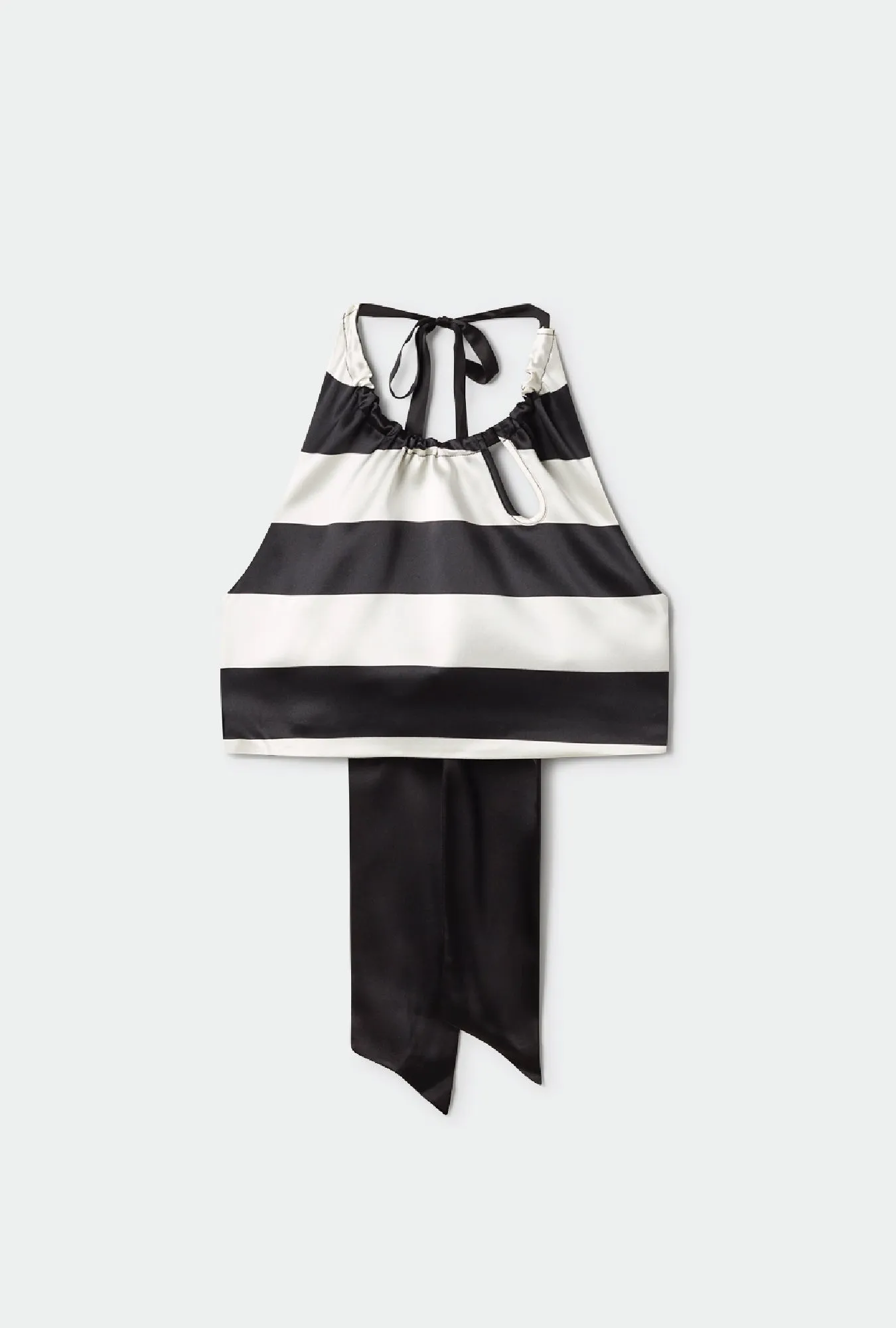 HALTER TOP BLACK STRIPE sold by Silk Laundry product image thumbnail 2