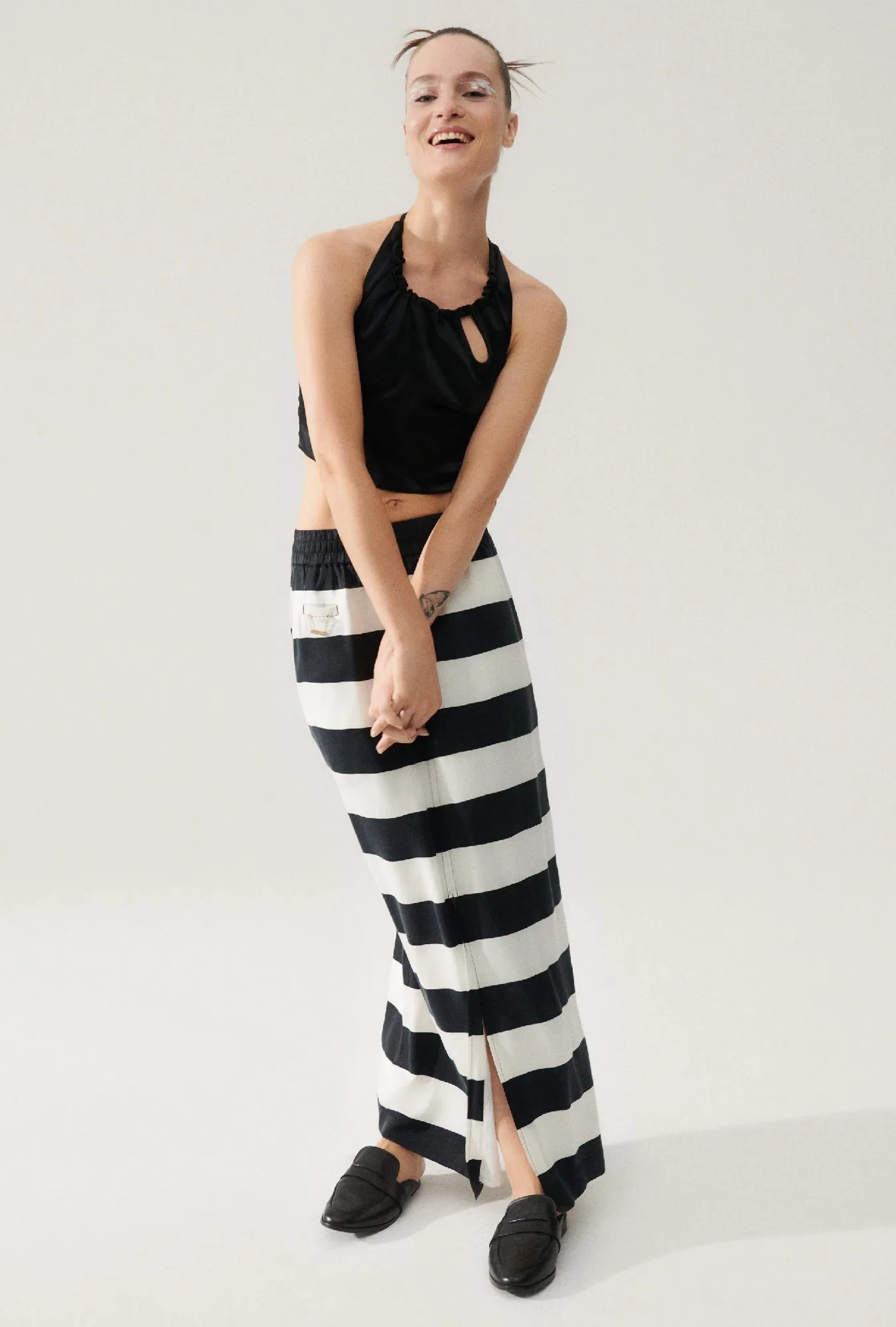 HALTER TOP BLACK sold by Silk Laundry product image thumbnail 5