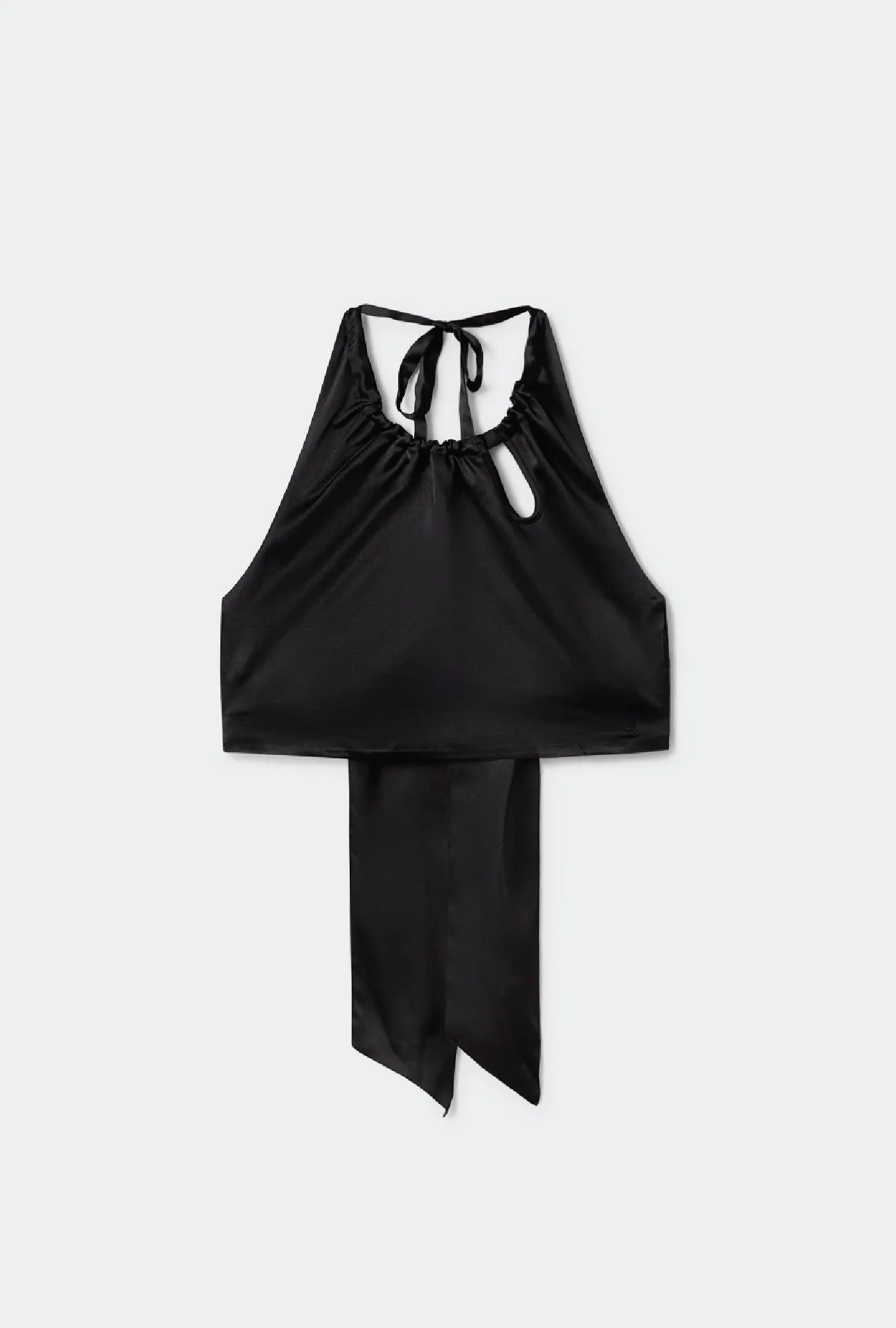 HALTER TOP BLACK sold by Silk Laundry product image thumbnail 2