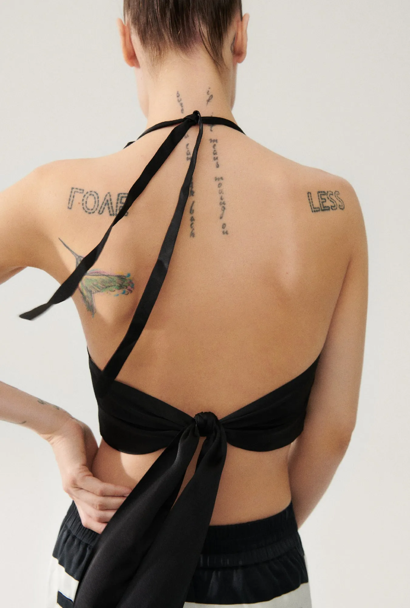 HALTER TOP BLACK sold by Silk Laundry product image thumbnail 4