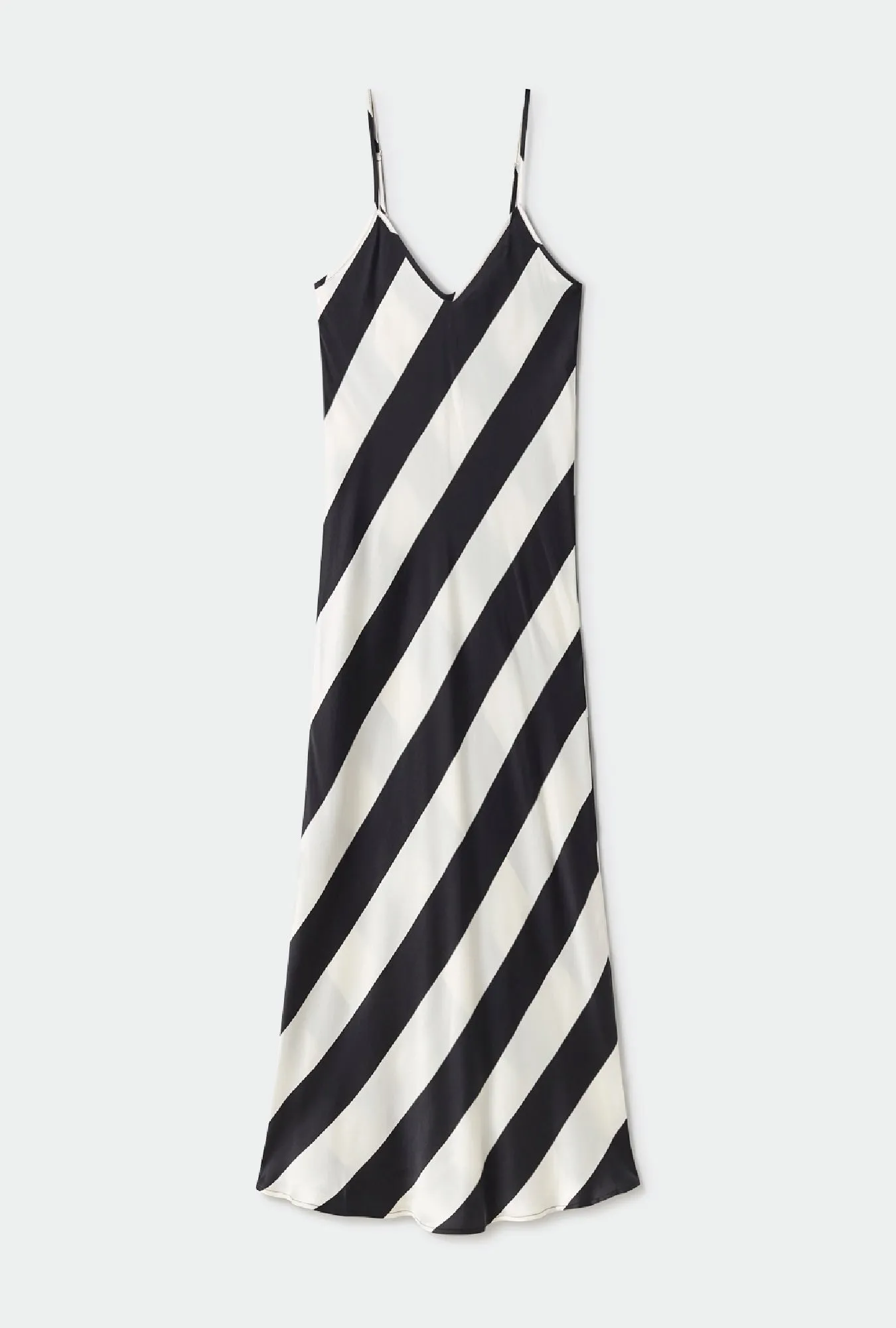 90S SLIP DRESS BLACK STRIPE sold by Silk Laundry product image thumbnail 2