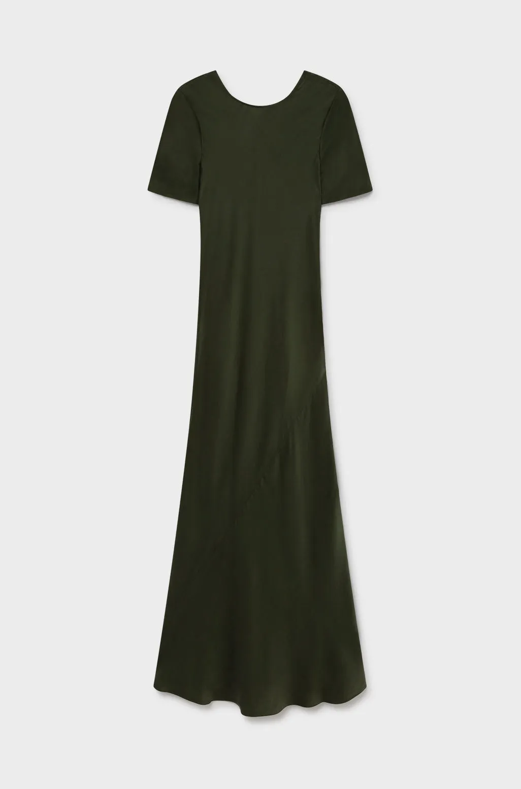 SHORT SLEEVE BIAS DRESS CEDAR sold by Silk Laundry