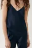 BIAS CUT CAMI MIDNIGHT sold by Silk Laundry