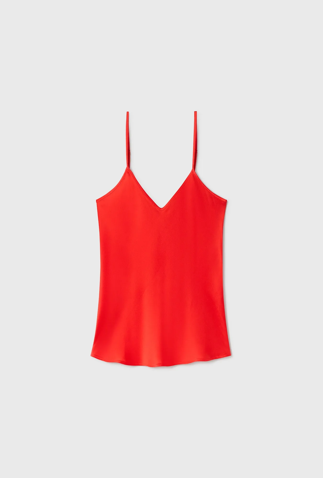 BIAS CUT CAMI GERANIUM sold by Silk Laundry