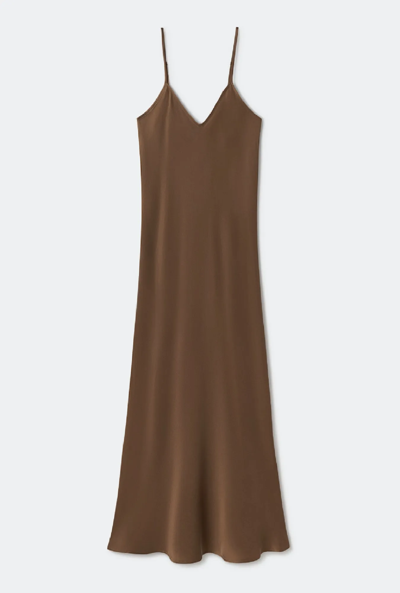 90S Slip Dress Dark Earth sold by Silk Laundry product image thumbnail 2