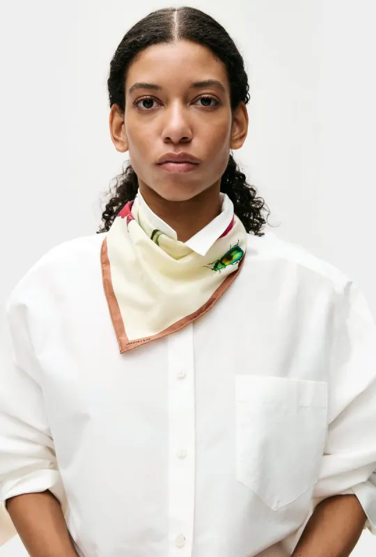 TWILL SCARF INSECTS sold by Silk Laundry