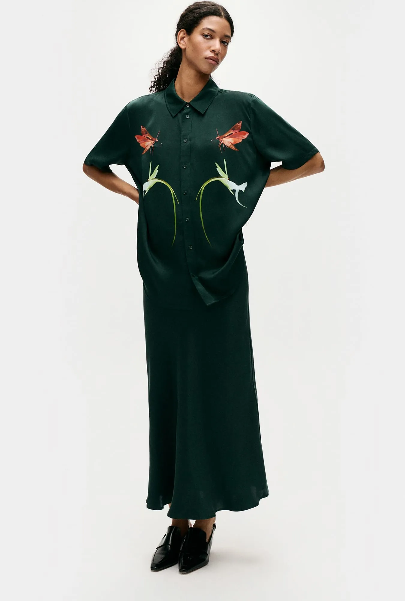 SHORT SLEEVE BOYFRIEND SHIRT SYMBIOTIC sold by Silk Laundry product image thumbnail 5