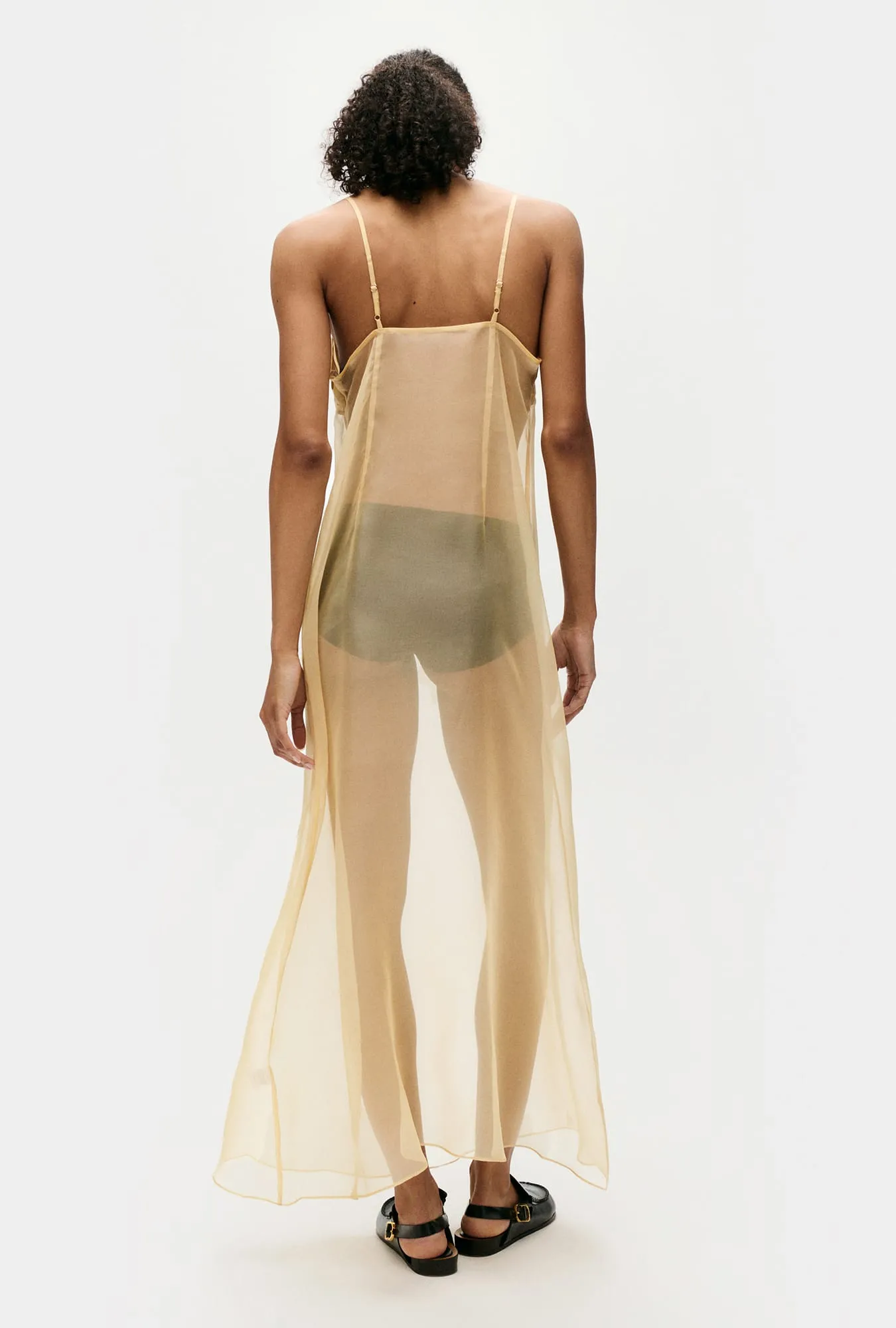 Organza A-Line Dress Beige sold by Silk Laundry product image thumbnail 3