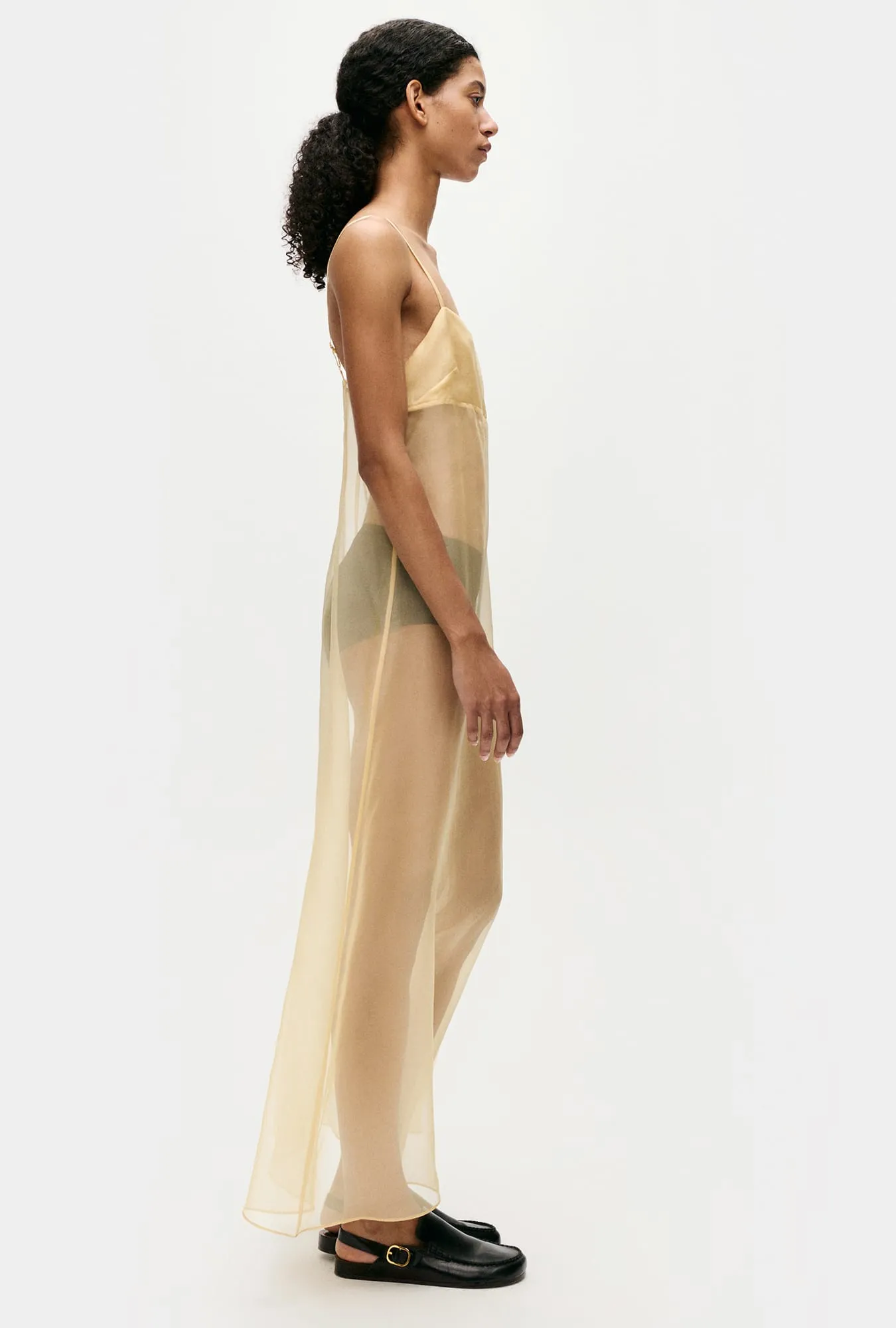 Organza A-Line Dress Beige sold by Silk Laundry product image thumbnail 4