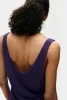JERSEY MODAL SCOOP TANK NIGHTSHADE sold by Silk Laundry