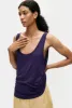 JERSEY MODAL SCOOP TANK NIGHTSHADE sold by Silk Laundry