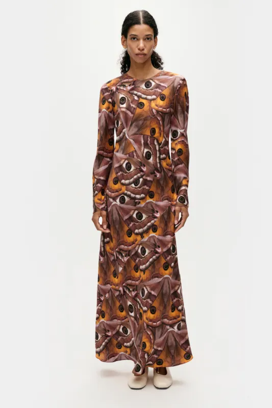 FULL SLEEVE BIAS DRESS WINGSPAN sold by Silk Laundry