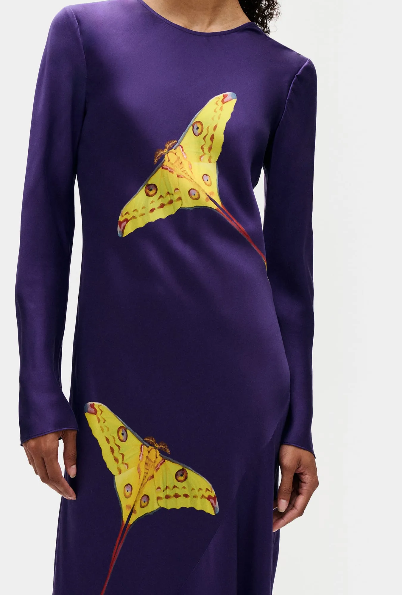 FULL SLEEVE BIAS DRESS SYMBIOTIC sold by Silk Laundry product image thumbnail 4