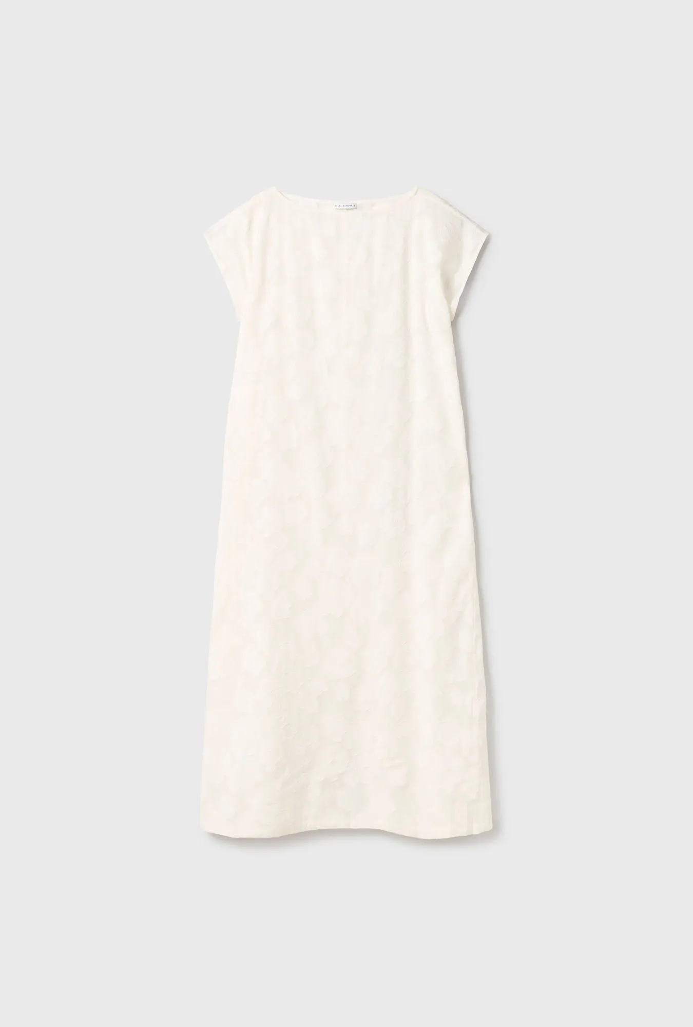 CLIP SILK SIMPLE LOOSE DRESS WHITE sold by Silk Laundry product image thumbnail 2