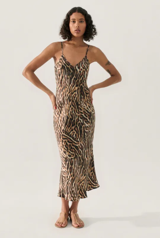 90S SLIP DRESS LEOPARD sold by Silk Laundry