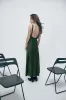 DECO RUCHED DRESS CEDAR sold by Silk Laundry