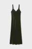 DECO RUCHED DRESS CEDAR sold by Silk Laundry