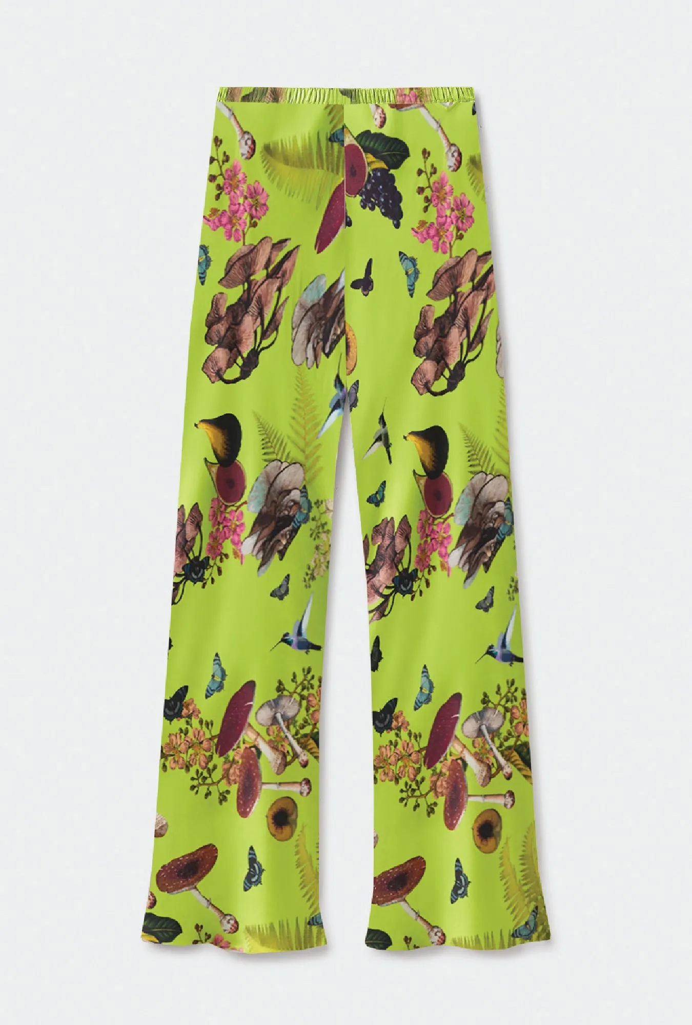 BIAS CUT PANTS MAGIC MUSHROOM FERN sold by Silk Laundry