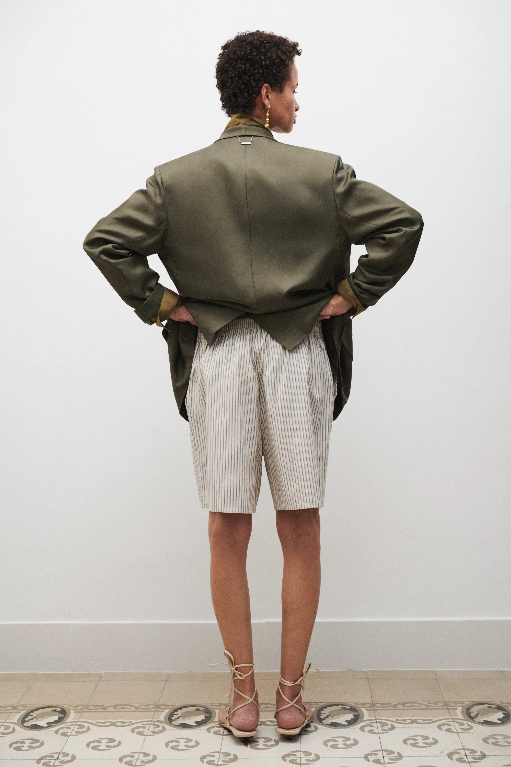 Cotton Boxers Slate Stripe sold by Silk Laundry product image thumbnail 4