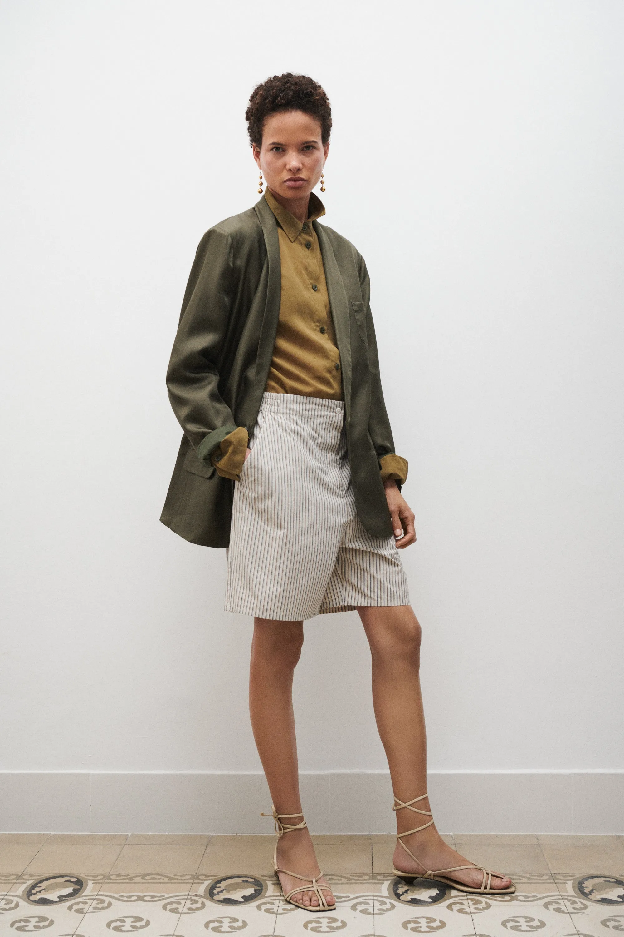 Cotton Boxers Slate Stripe sold by Silk Laundry product image thumbnail 2