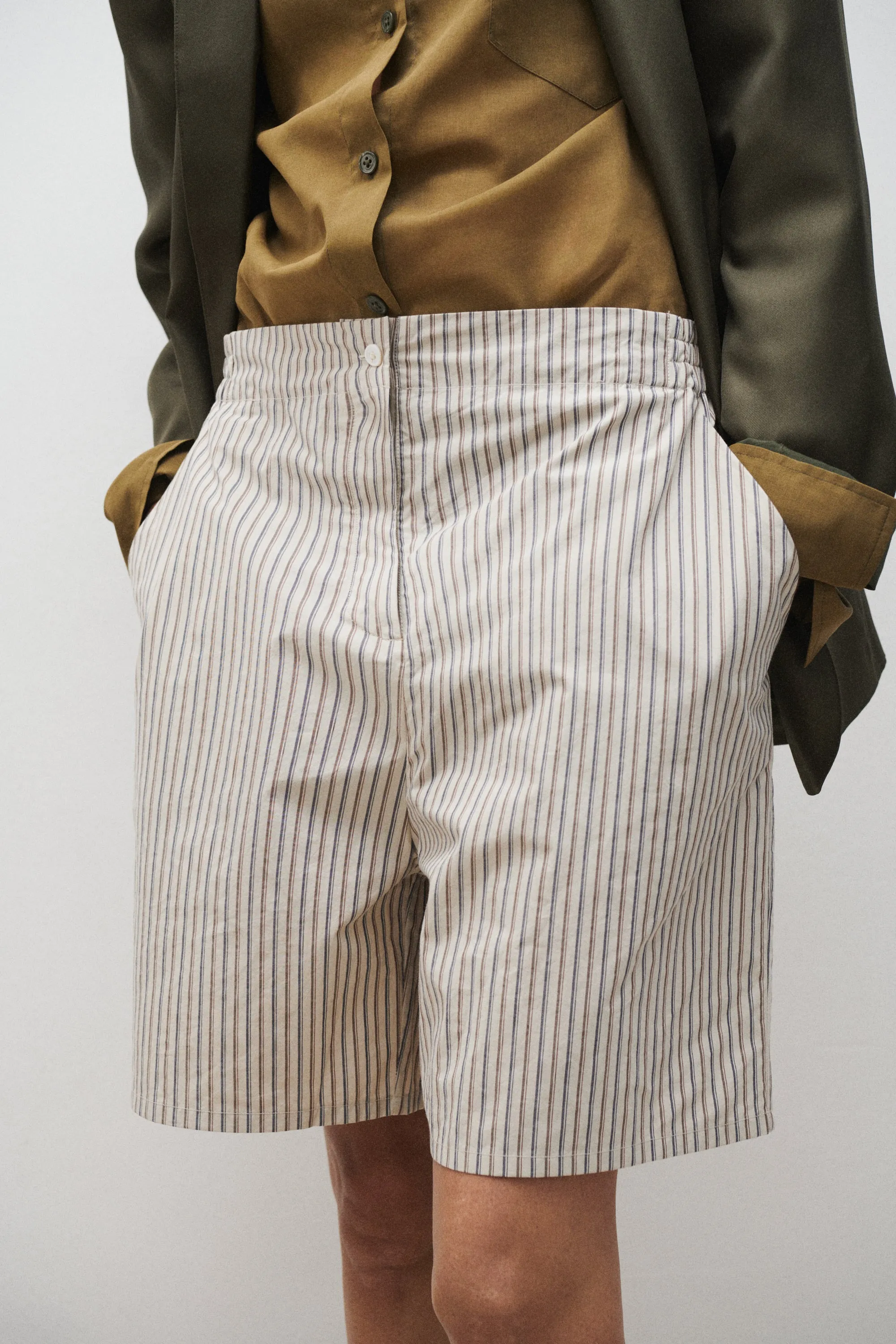 Cotton Boxers Slate Stripe sold by Silk Laundry product image thumbnail 3