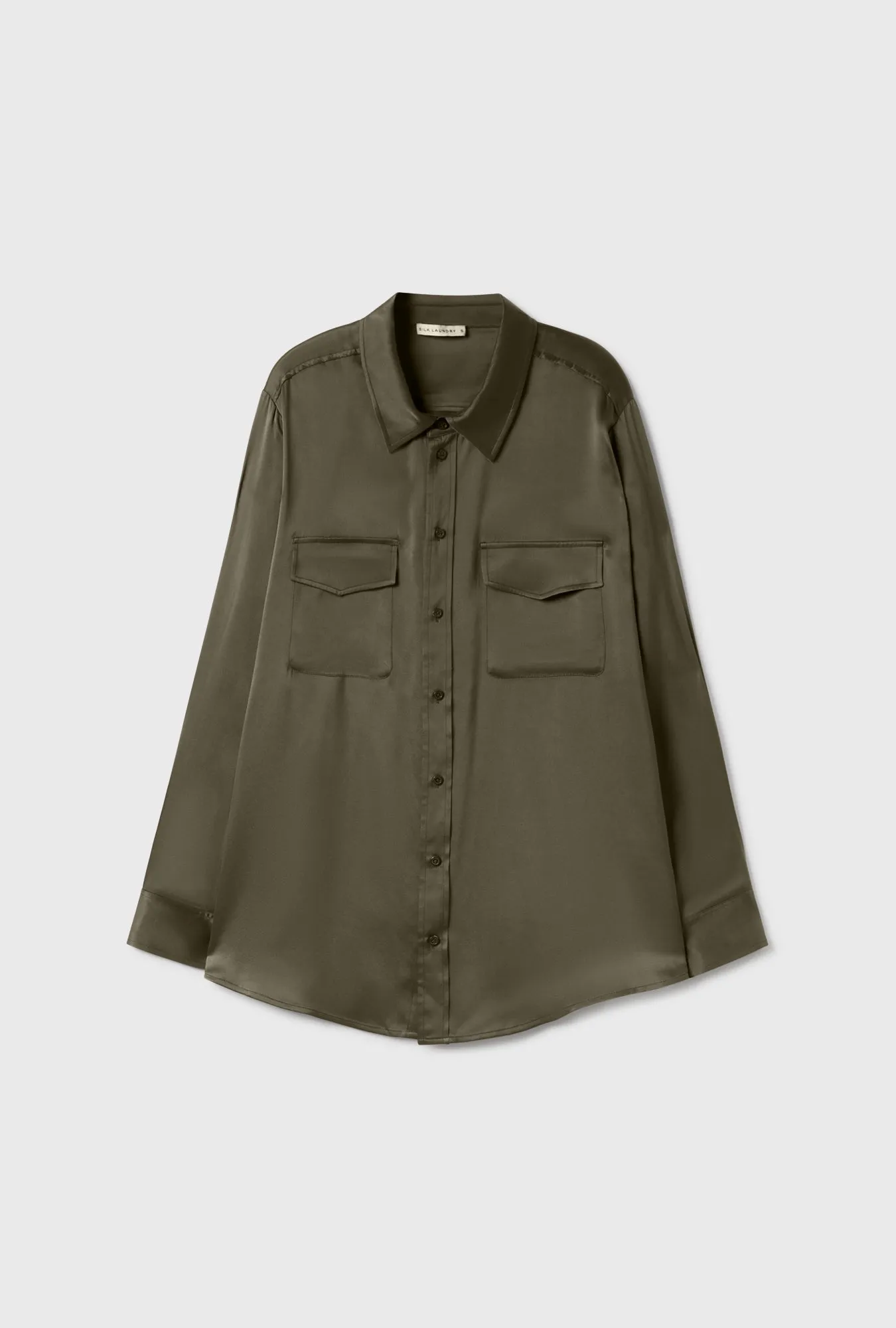 BOYFRIEND SHIRT PINE sold by Silk Laundry product image thumbnail 2