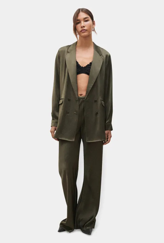 BIAS CUT PANTS PINE sold by Silk Laundry