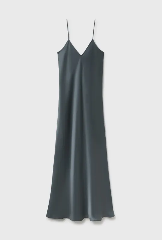 90S SLIP DRESS SLATE sold by Silk Laundry