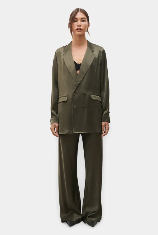 RELAXED BLAZER PINE sold by Silk Laundry