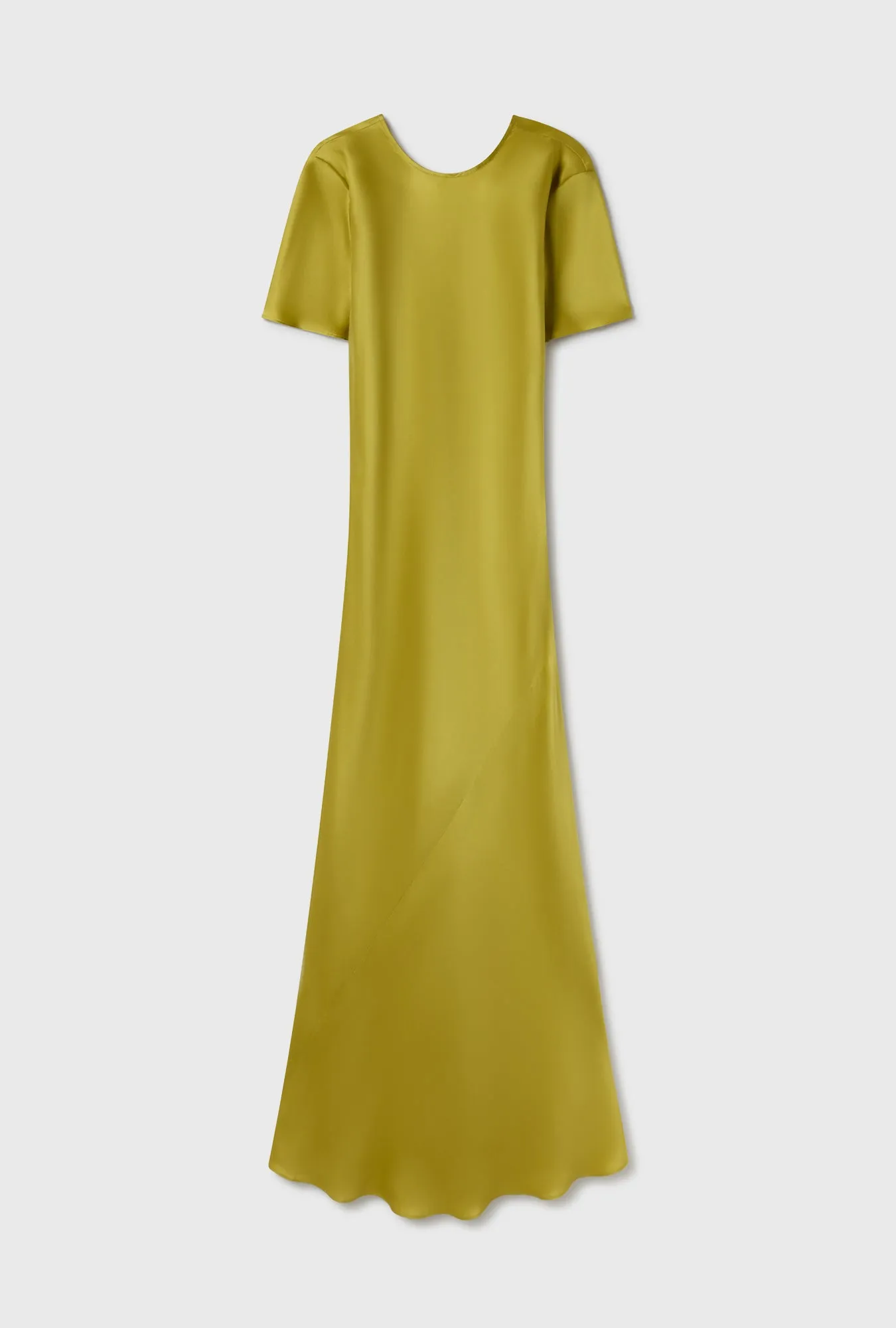 Short Sleeve Bias Dress Cactus sold by Silk Laundry product image thumbnail 2