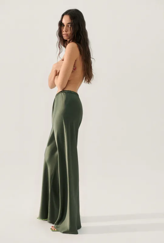 BIAS CUT PANTS THYME sold by Silk Laundry