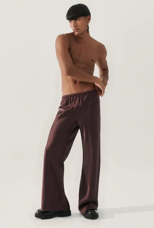 BIAS CUT PANTS CACAO sold by Silk Laundry