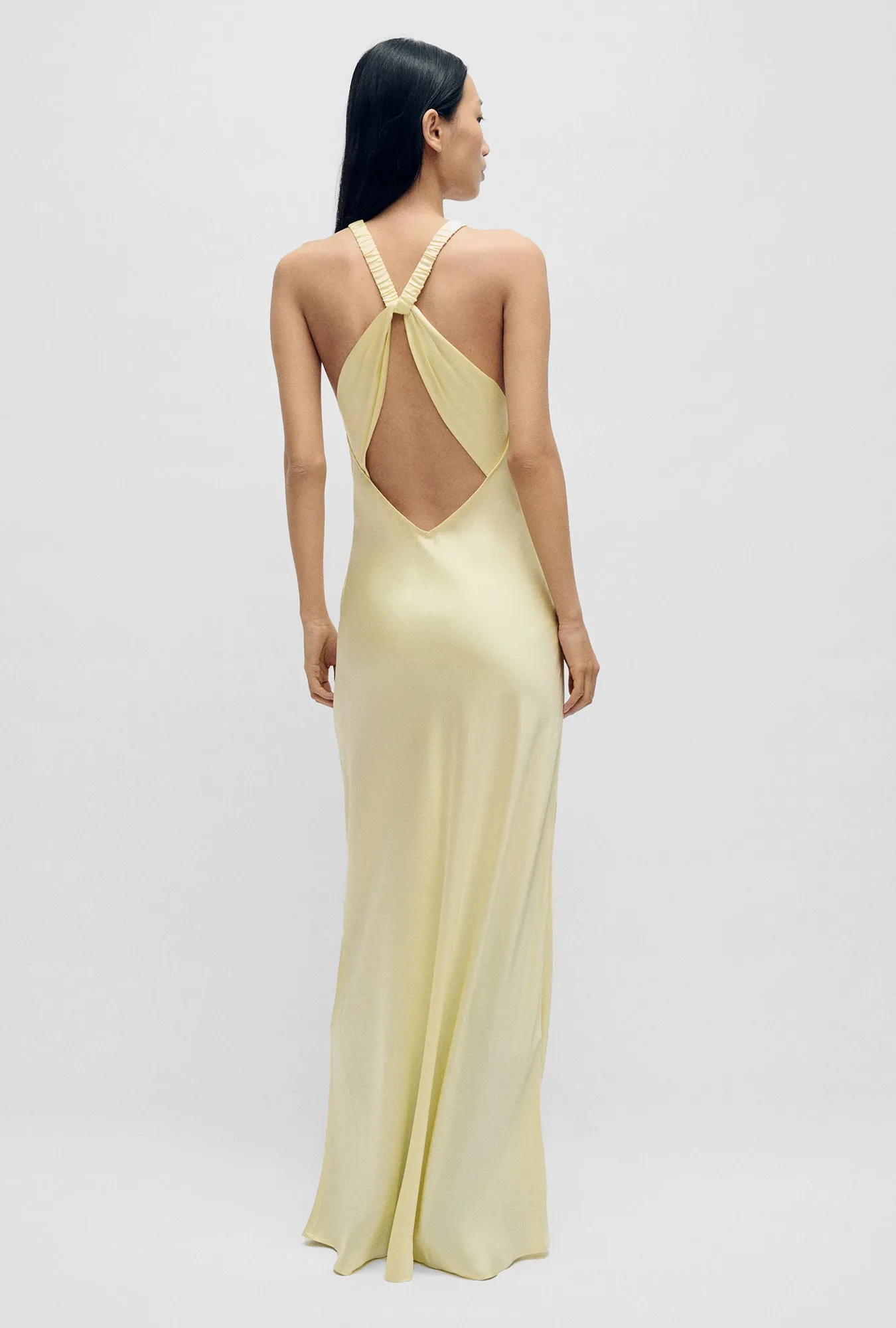 High Low Dress Vanilla Flower sold by Silk Laundry product image thumbnail 3