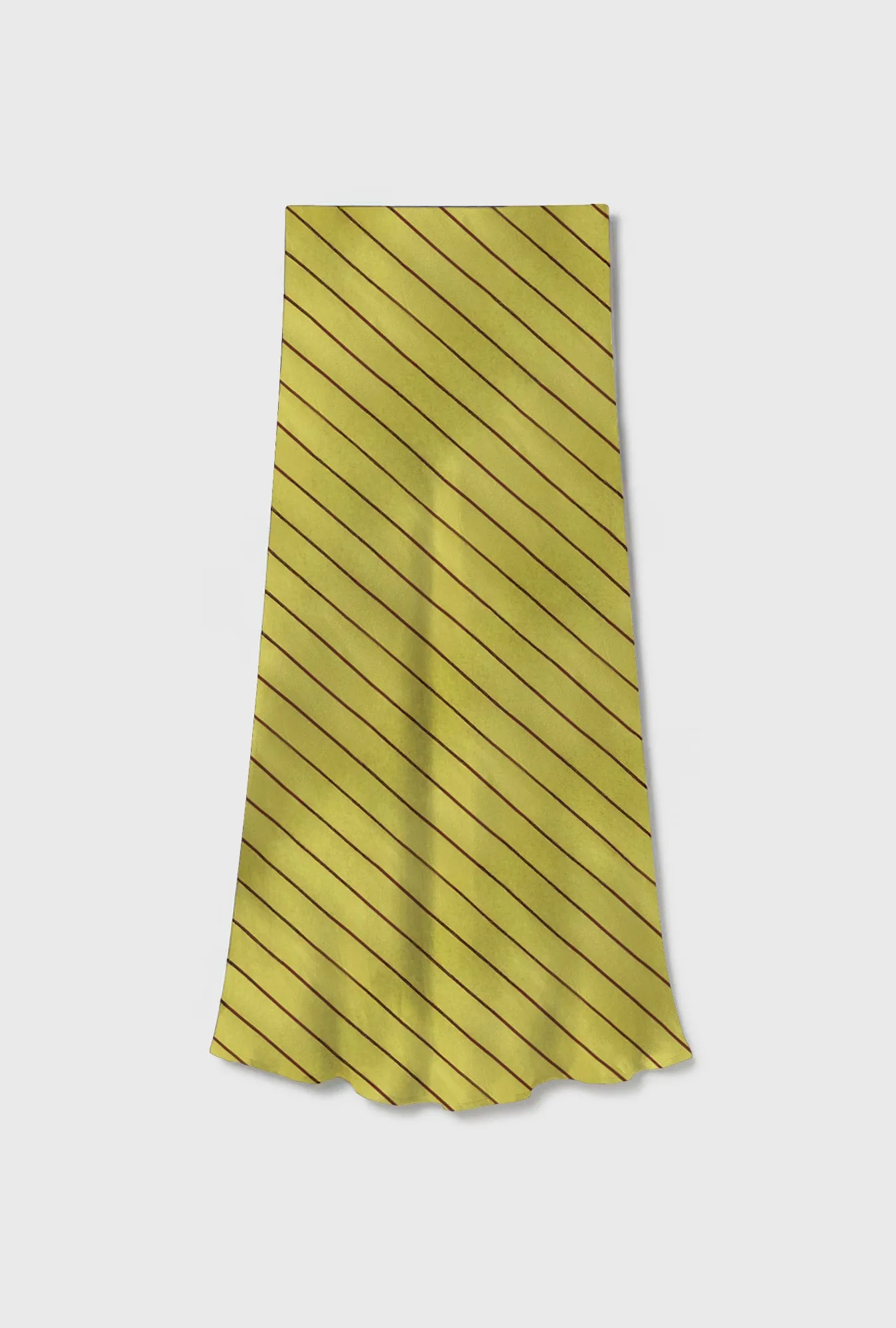 LONG BIAS CUT SKIRT CACTUS STRIPE sold by Silk Laundry product image thumbnail 2