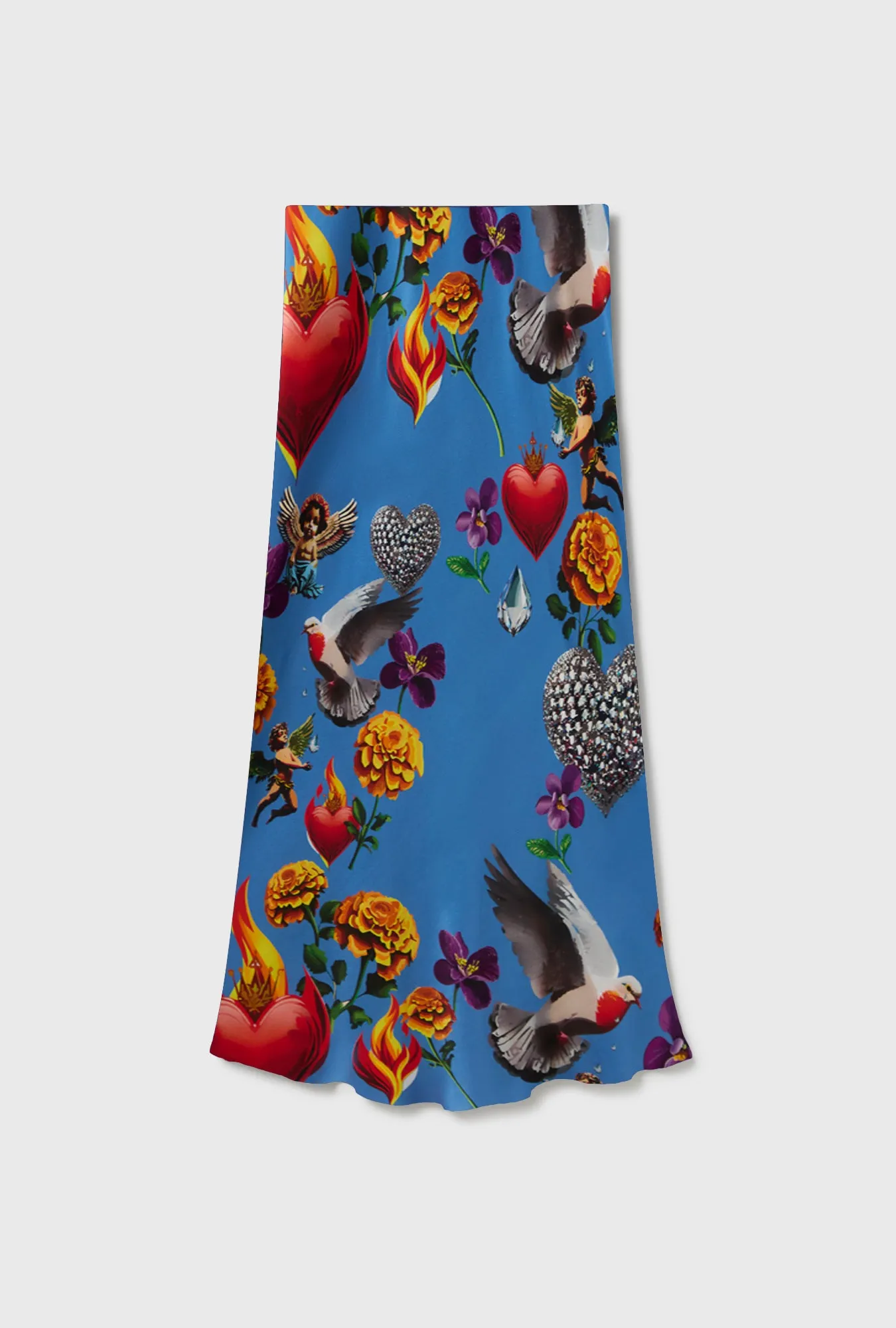 LONG BIAS CUT SKIRT DEARLY BELOVED MIRAGE sold by Silk Laundry product image thumbnail 2