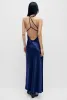 SLOPE DRESS PURPLE RAIN sold by Silk Laundry