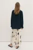 LONG BIAS CUT SKIRT SEASHELLS sold by Silk Laundry